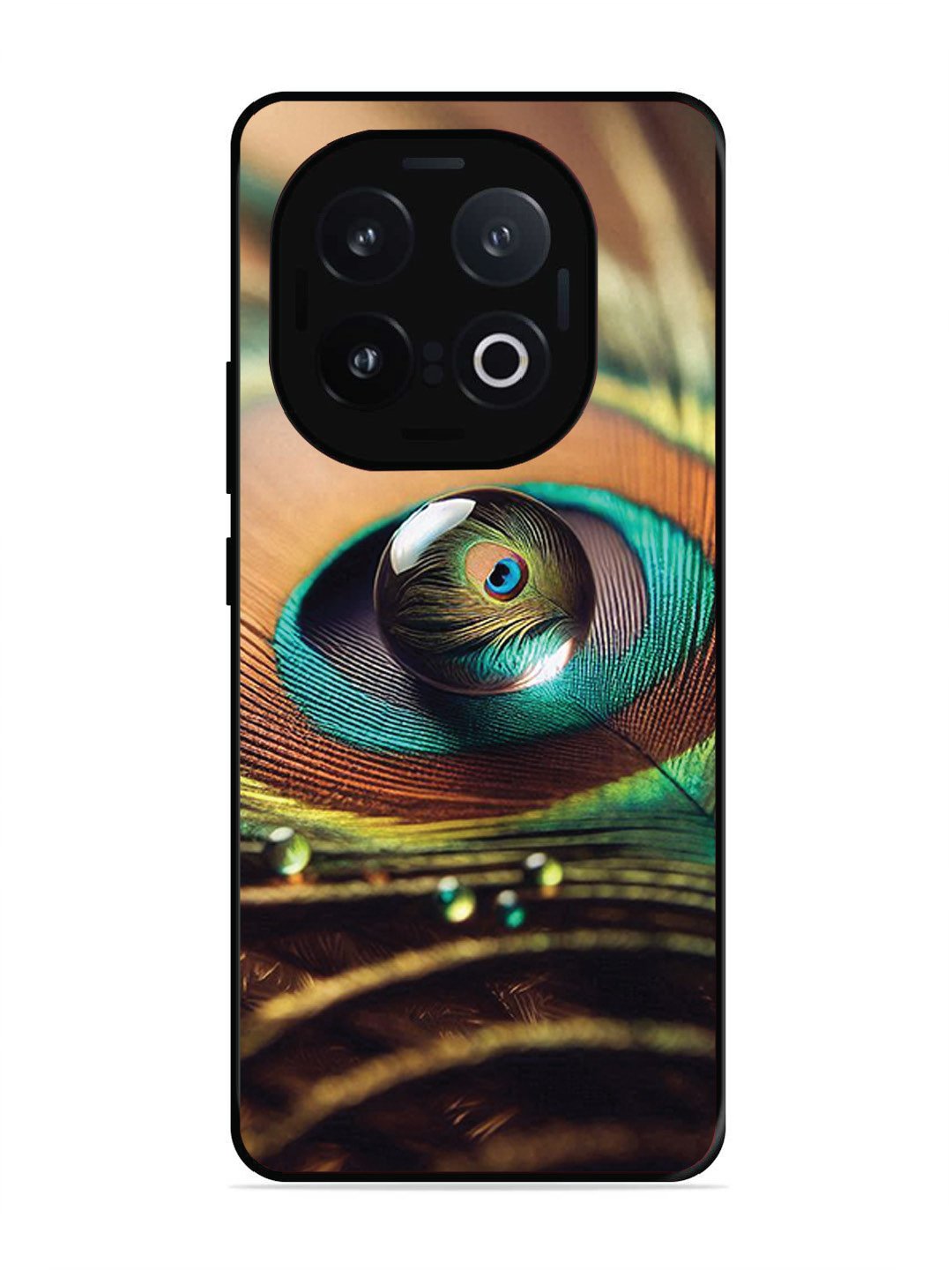 Iqoo 13 5G Water Drop On Peacock Feather
