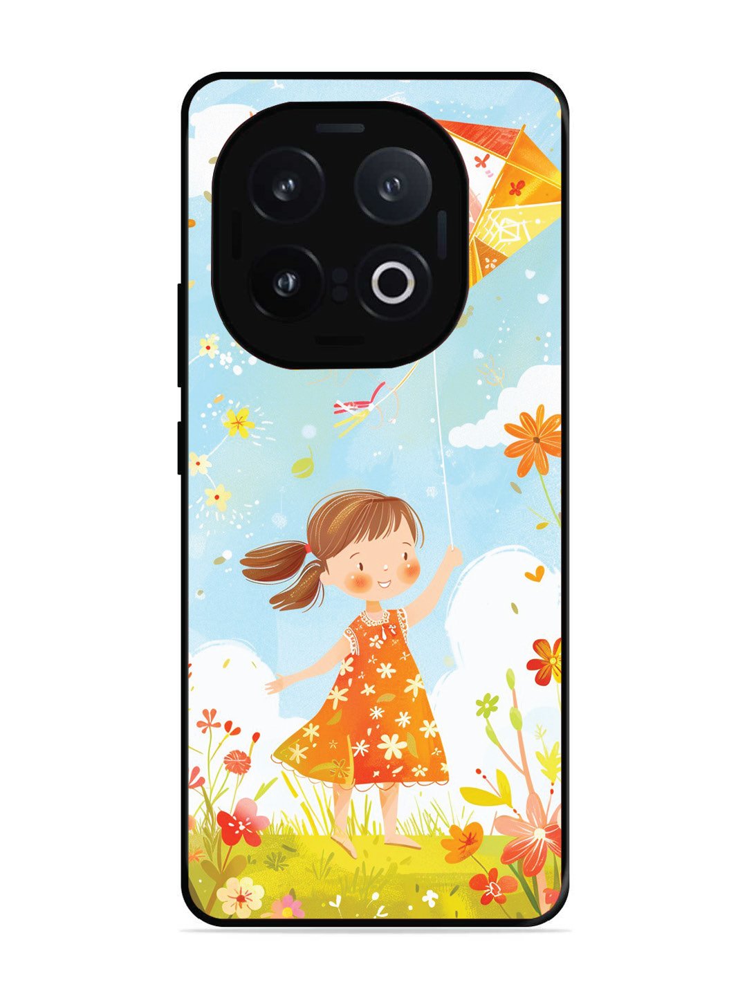 Iqoo 13 5G Little Girl Kite Flying