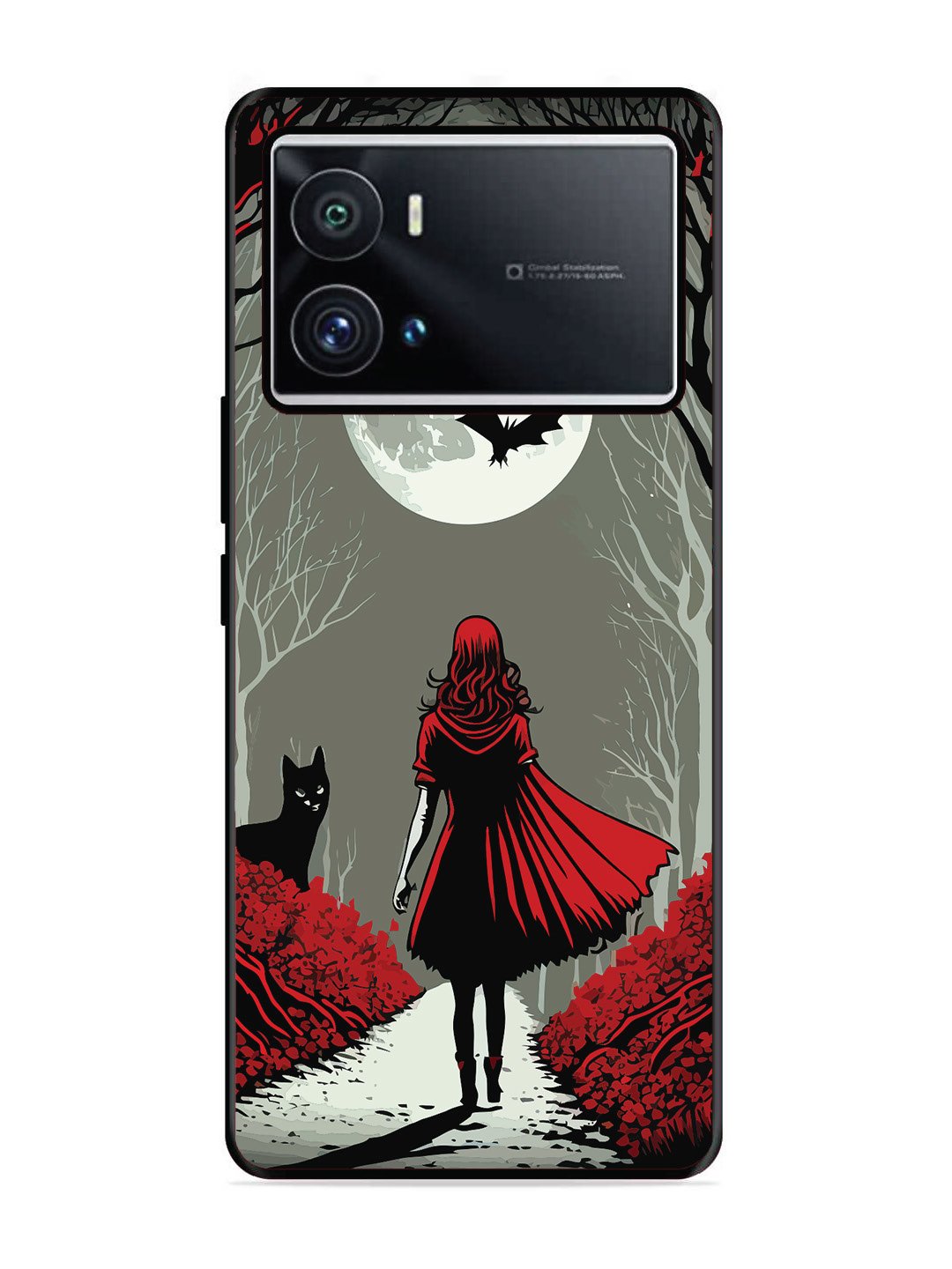 Iqoo 9 Pro Scarlet Girl in Red Forest