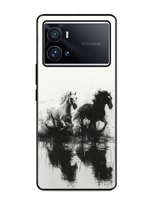 Iqoo 9 Pro Black & White Horse