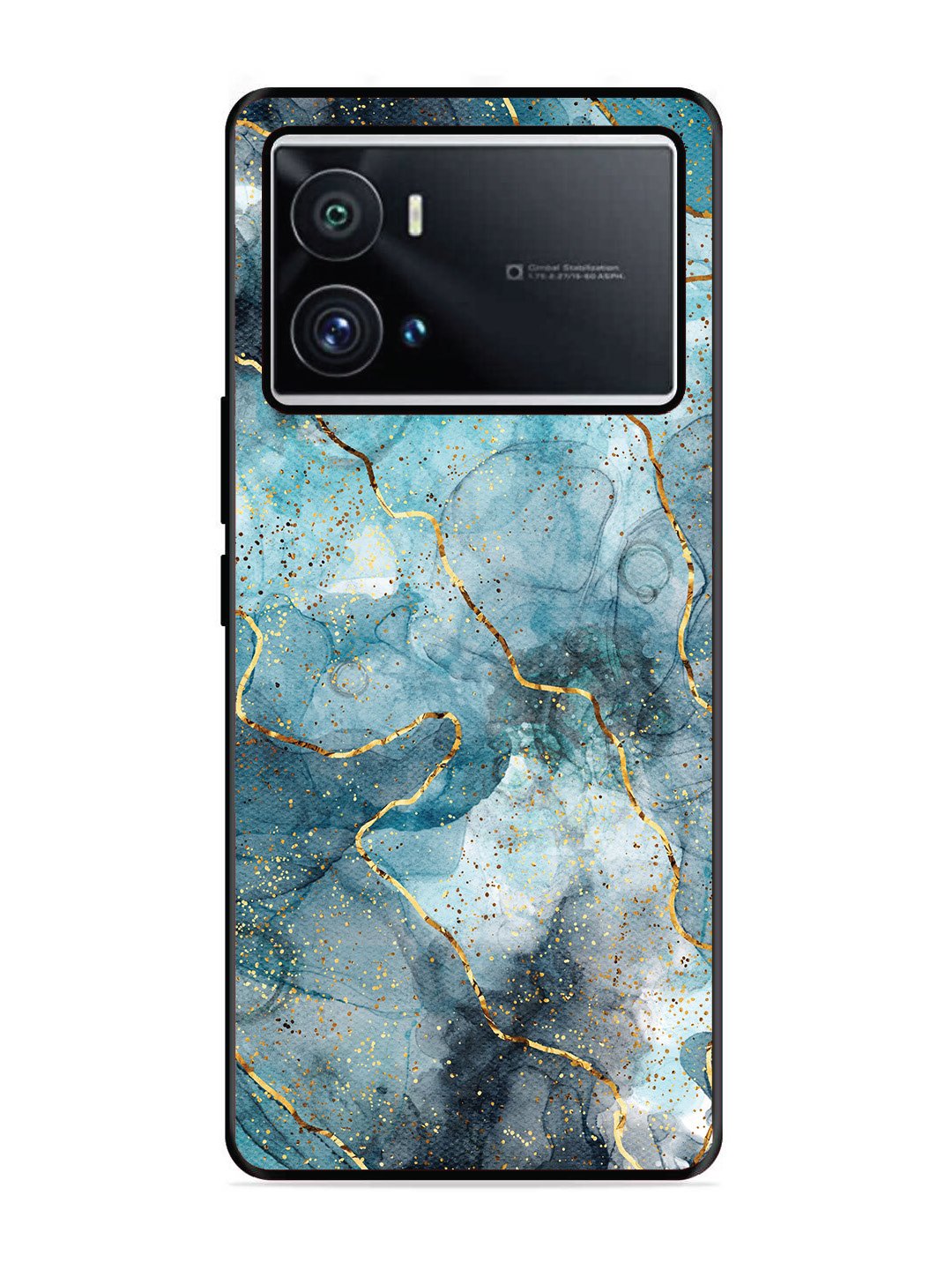 Iqoo 9 Pro Oceanic Golden Strip Marble