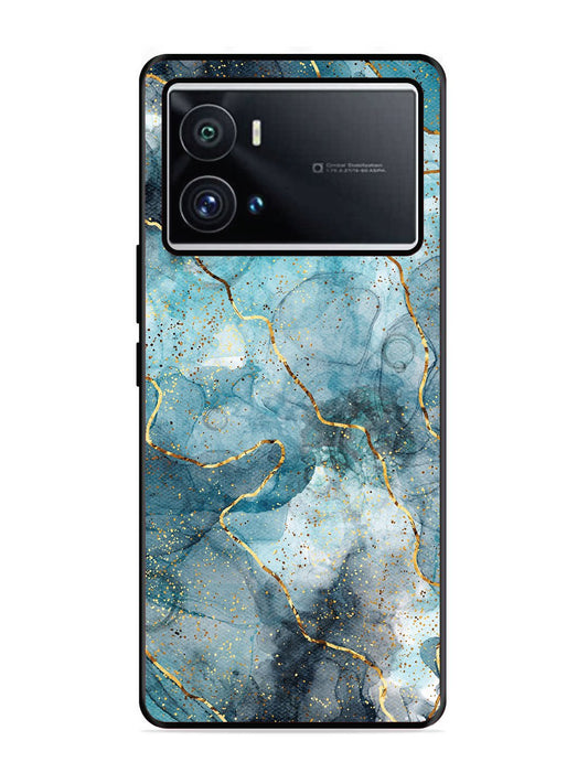 Iqoo 9 Pro Oceanic Golden Strip Marble