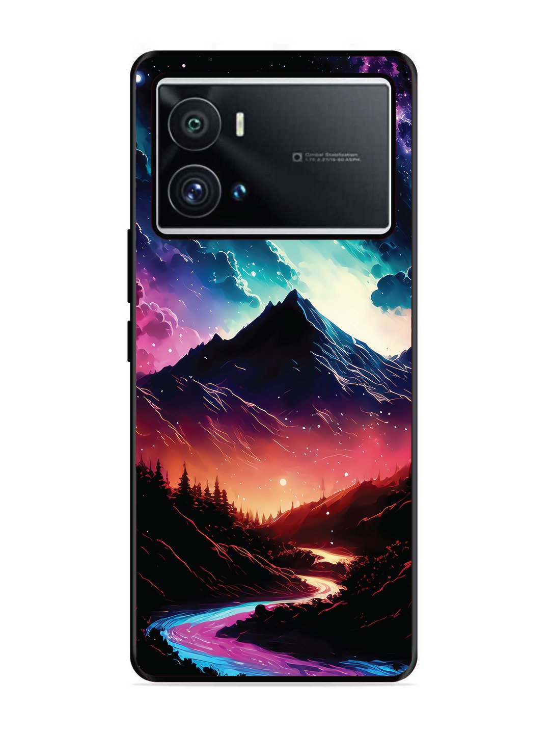 Iqoo 9 Pro mountain-valley-Colorful-cloud-at-night