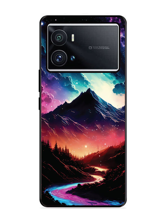 Iqoo 9 Pro mountain-valley-Colorful-cloud-at-night