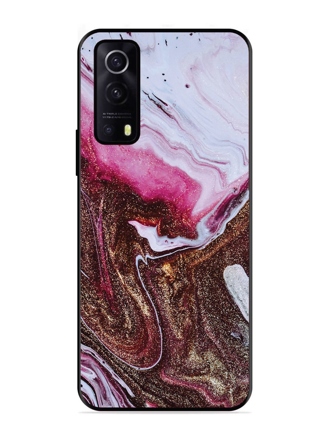 IQOO Z3 5G Elegant Rose & Gold Marble