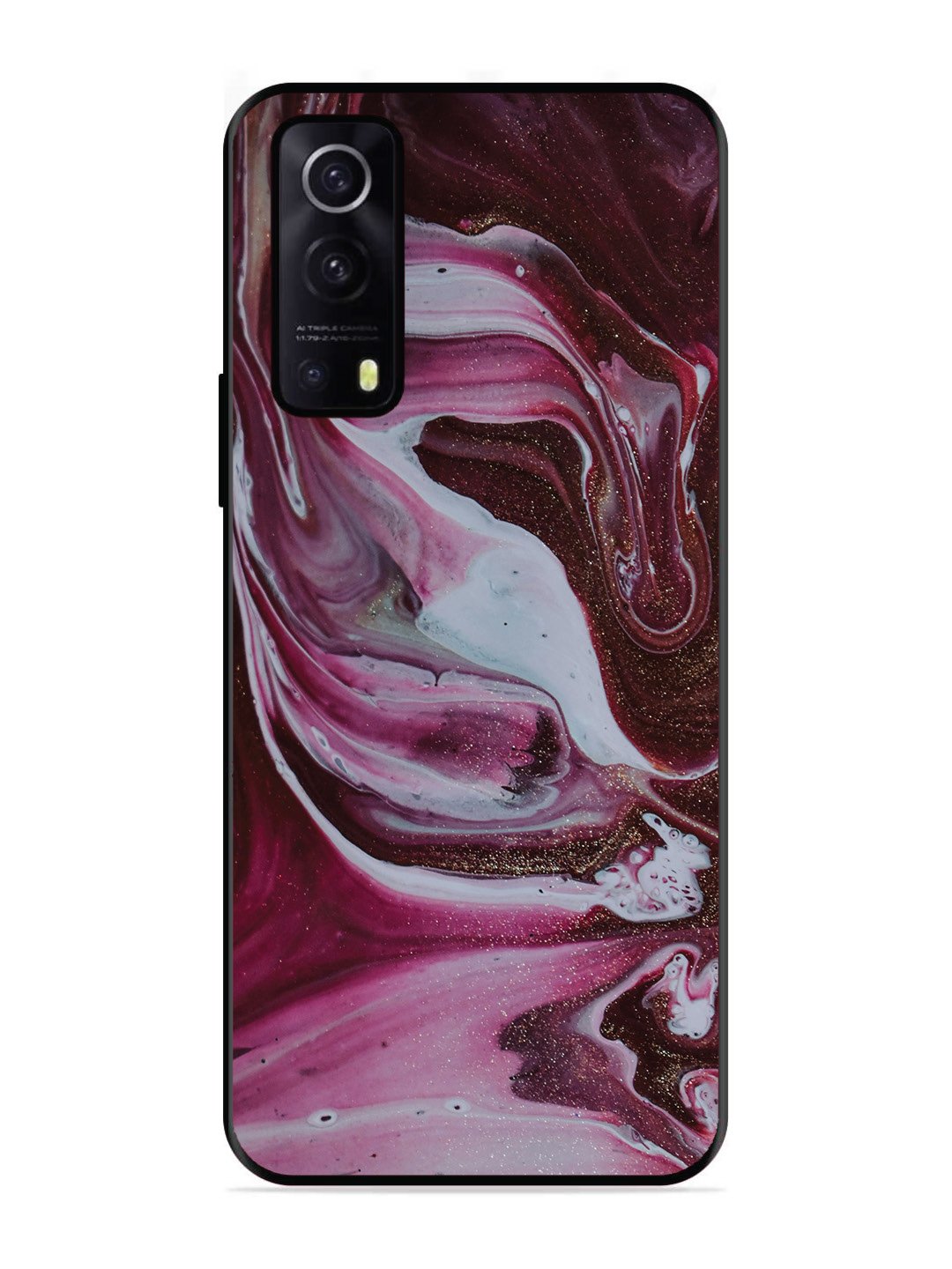 IQOO Z3 5G Pink And Golden Marble