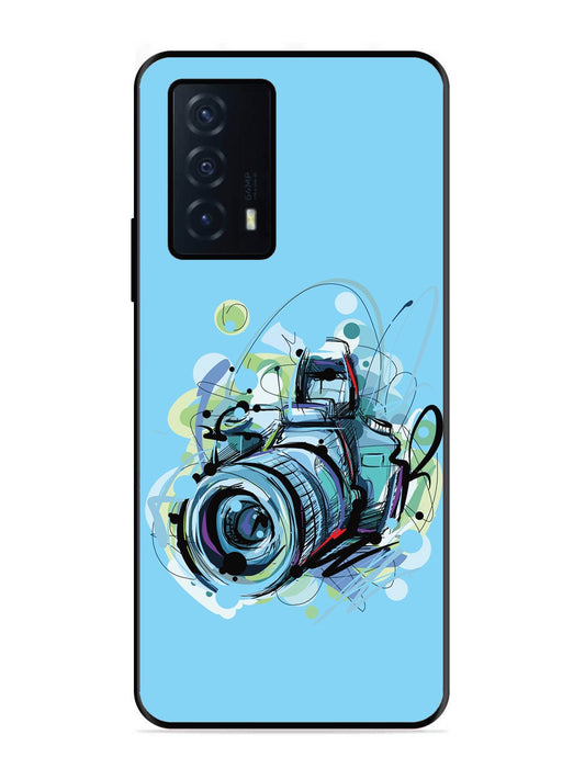 IQOO Z5 5G Camera Blue Background