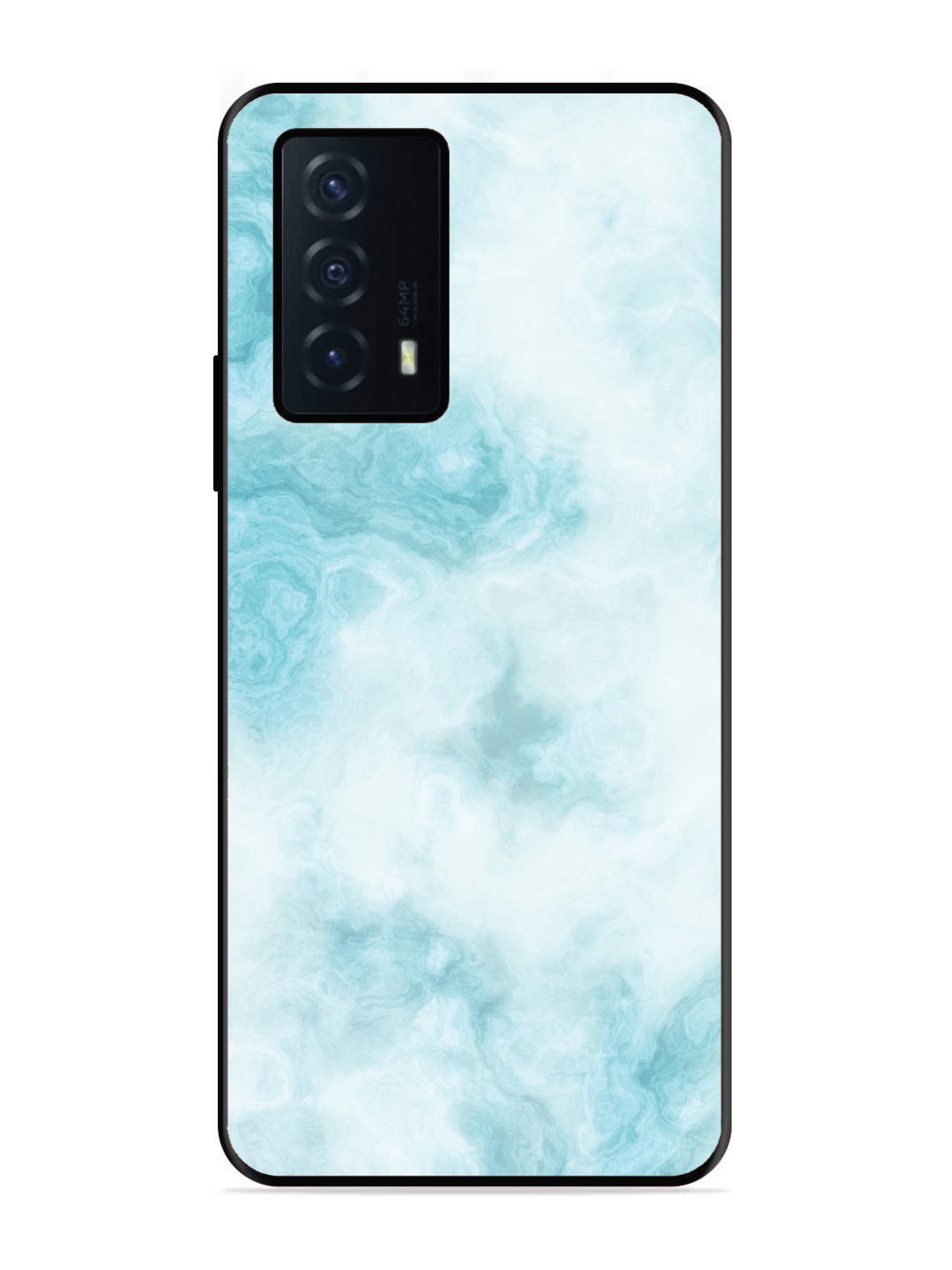 IQOO Z5 5G Light Blue with White Ocean Marble