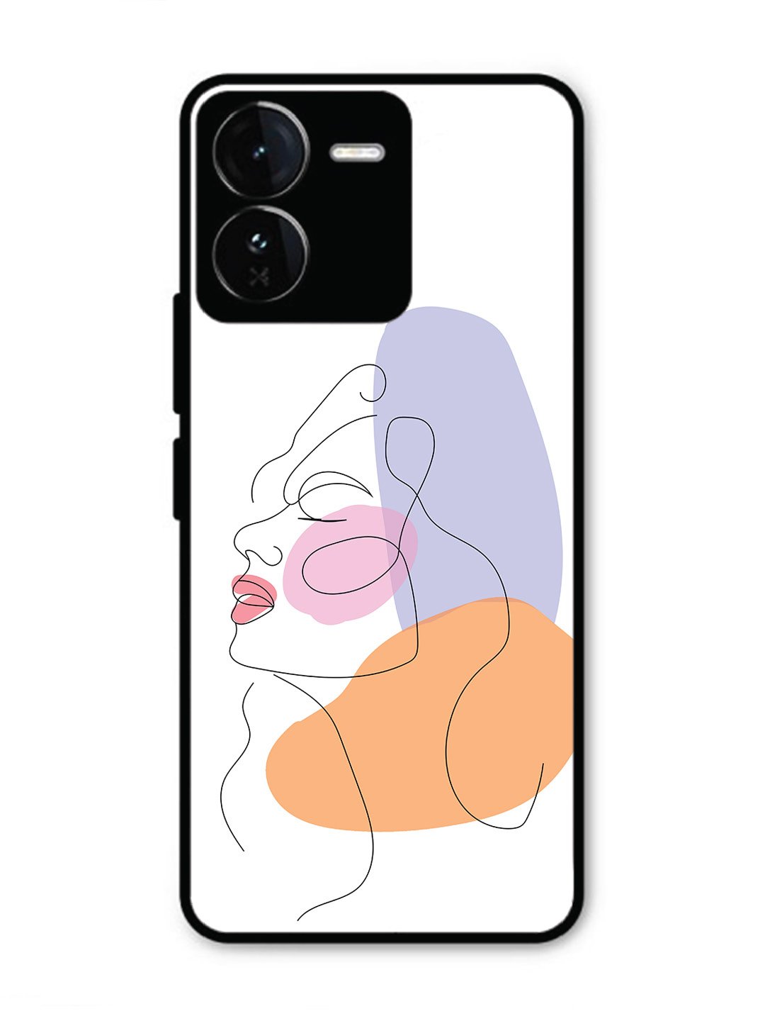 Iqoo Z9 5G Line Art Girl Face