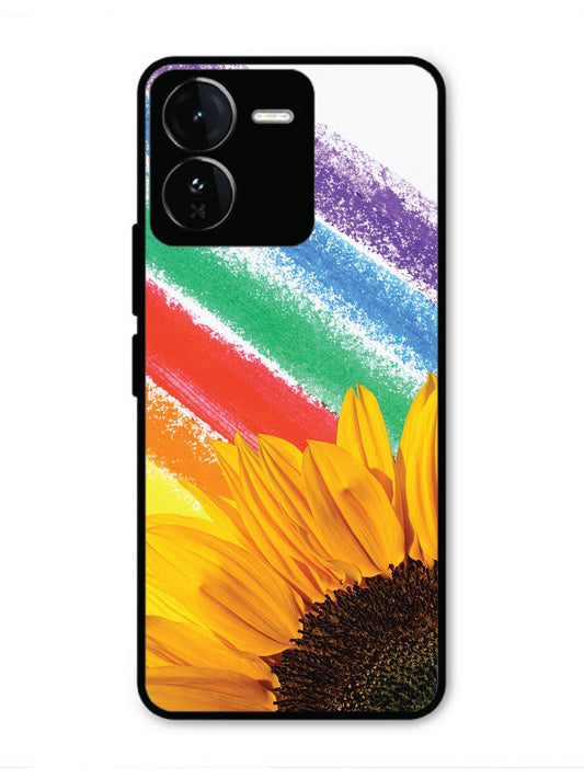 Iqoo Z9 5G Sunflower on Colourful Lines