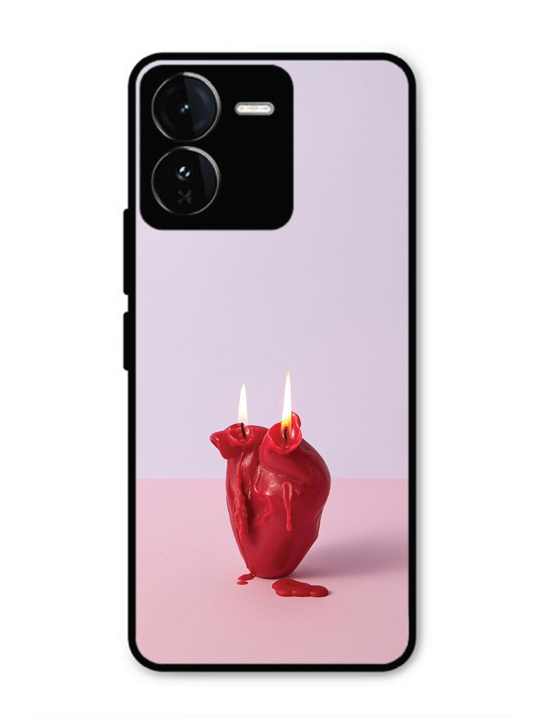 Iqoo Z9 5G A Lighted Heart Candle