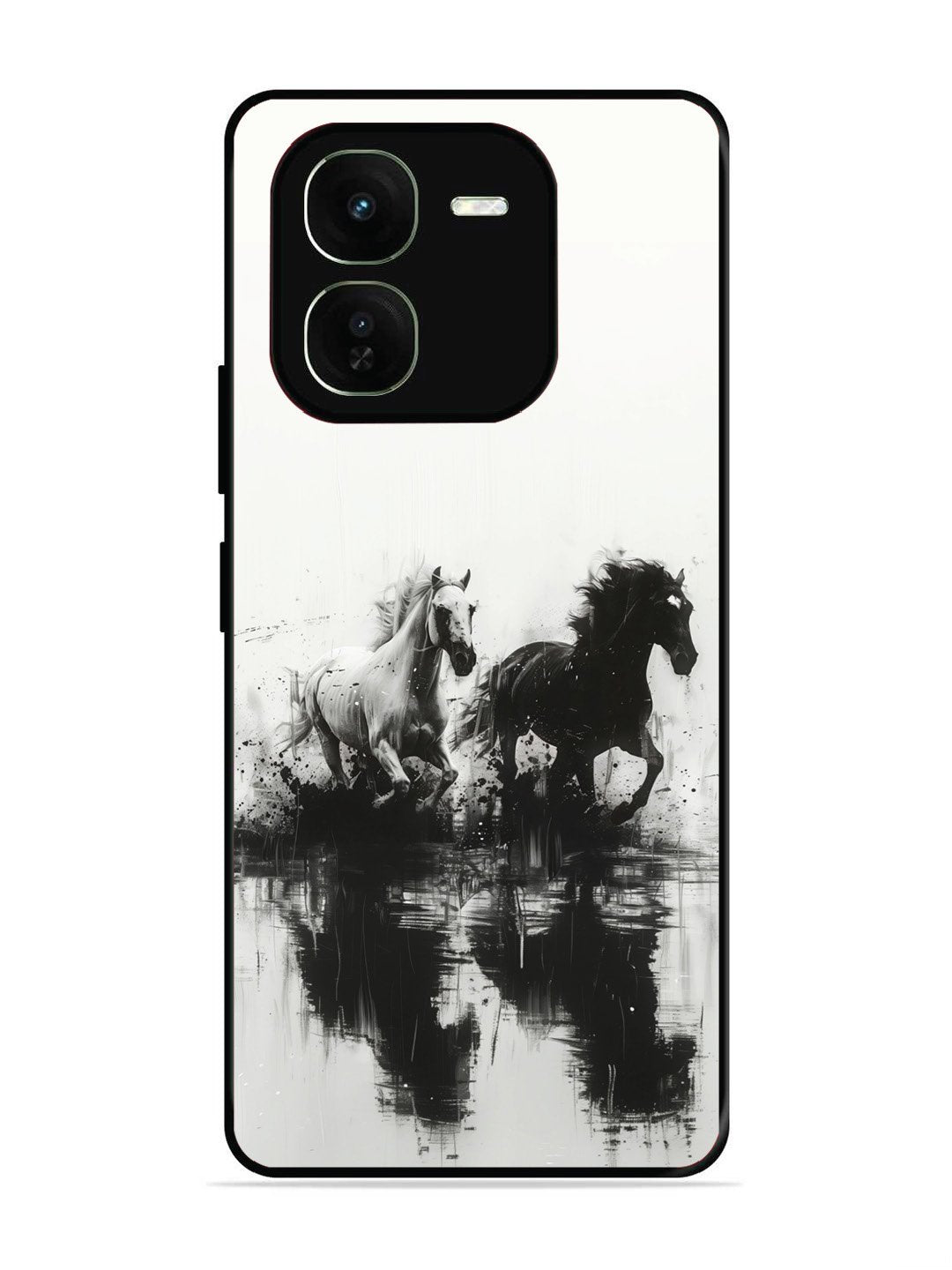 iqoo z9x 5g Black & White Horse