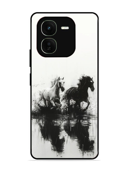 iqoo z9x 5g Black & White Horse