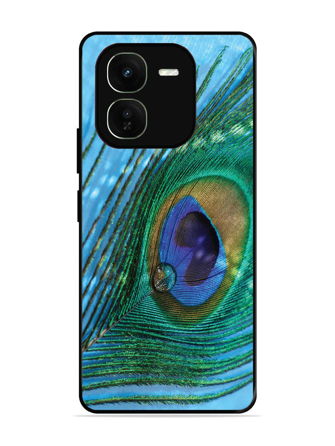 iqoo z9x 5g A drop on Peacock Feather