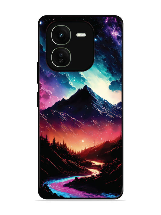 iqoo z9x 5g mountain-valley-Colorful-cloud-at-night