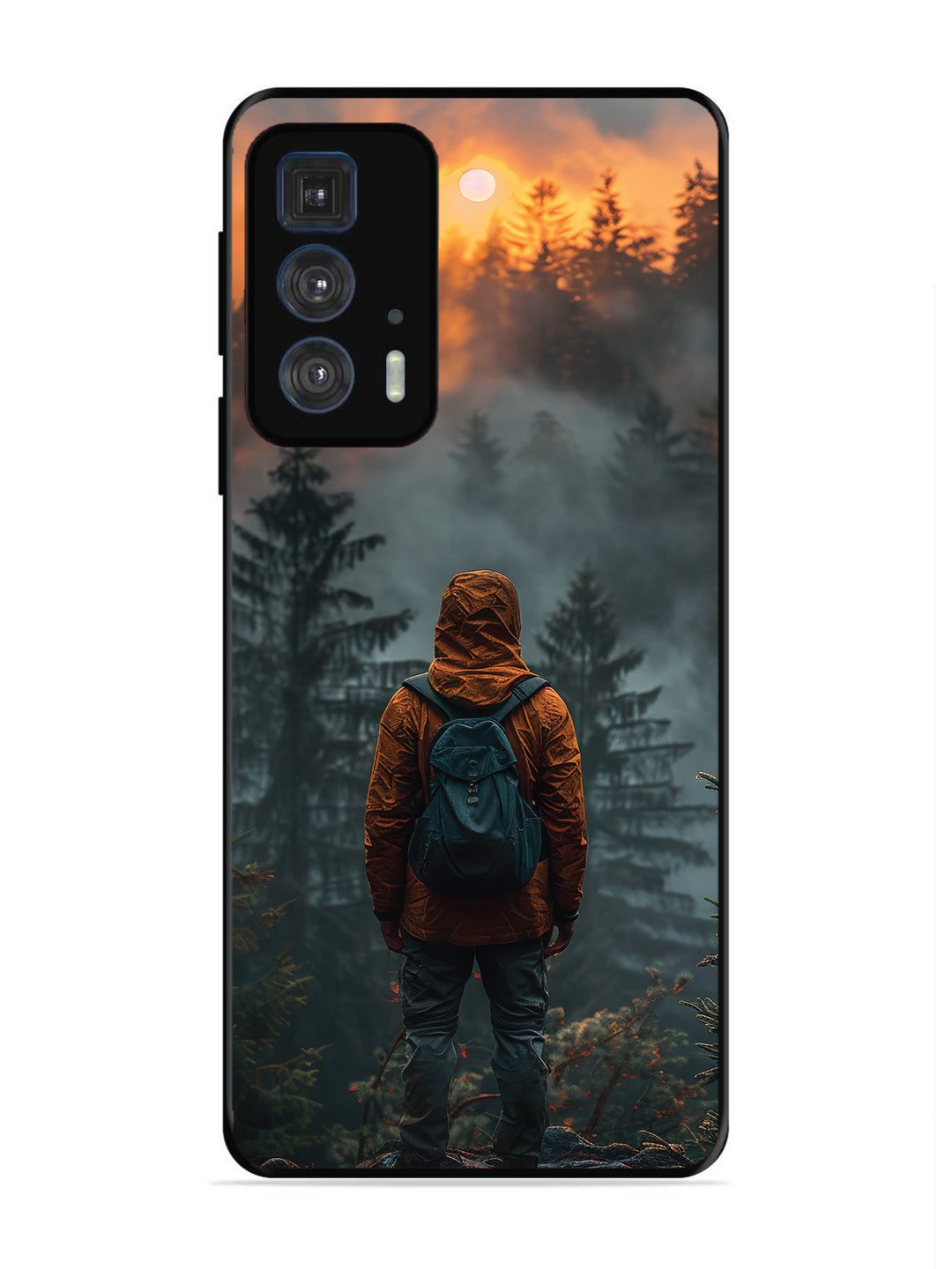 Motorola Moto Edge 20 Pro Alone in Forest