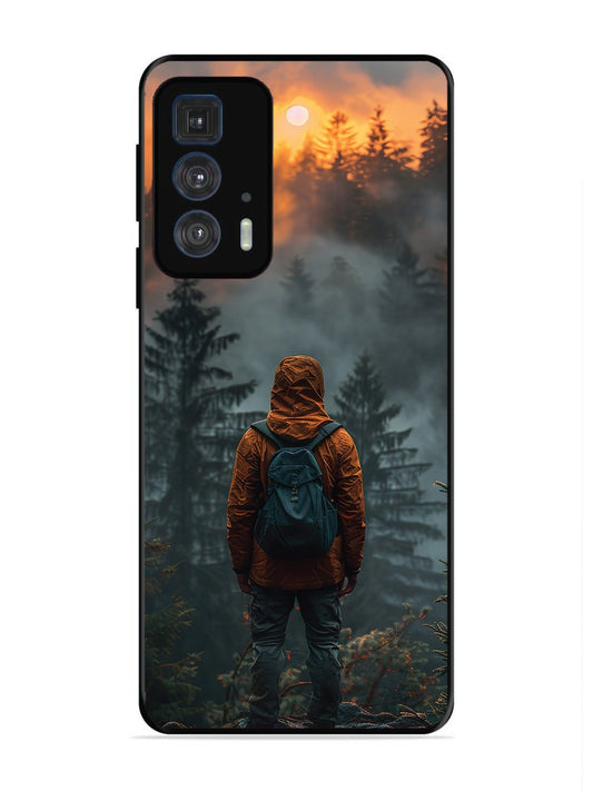 Motorola Moto Edge 20 Pro Alone in Forest