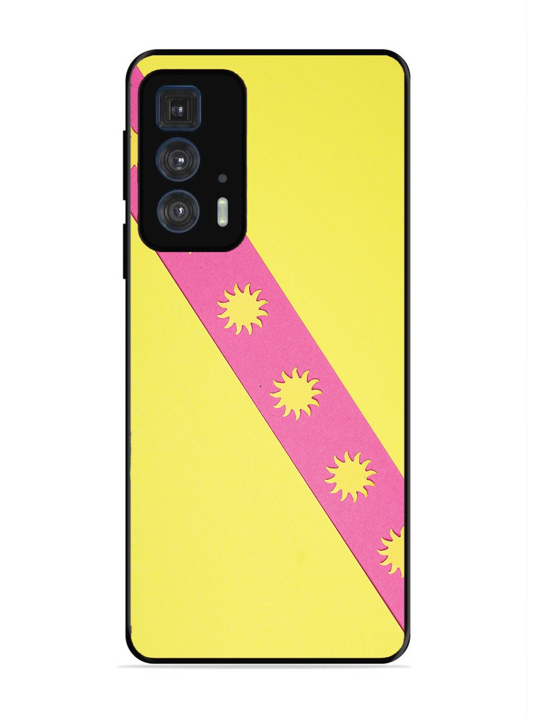 Motorola Moto Edge 20 Pro Pick Strip on Yellow Colour