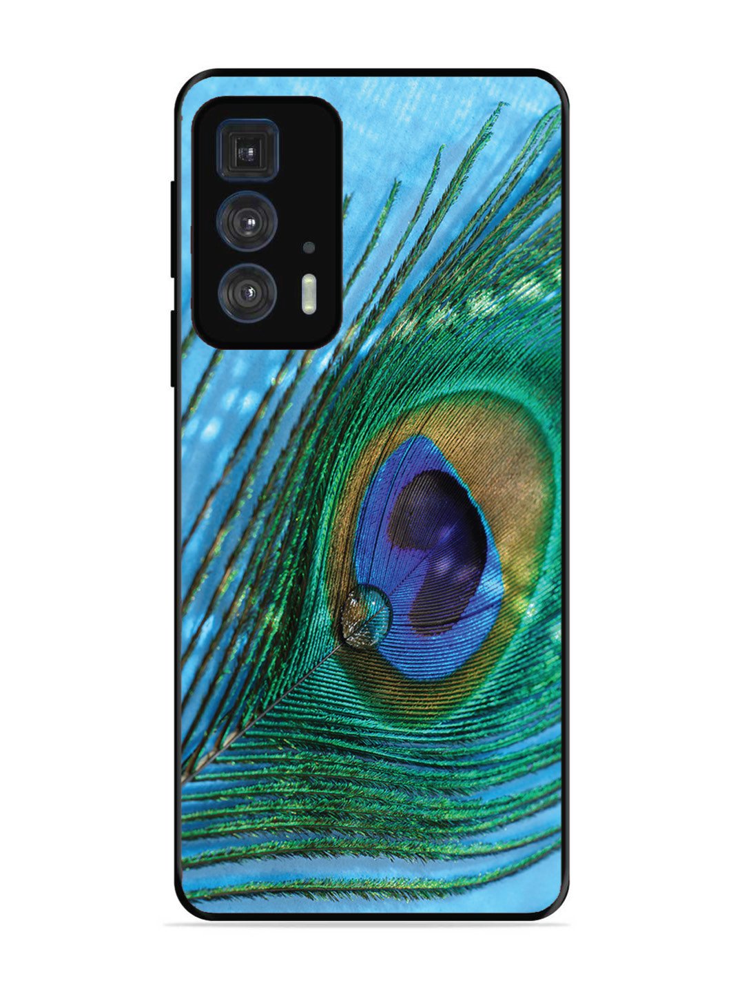 Motorola Moto Edge 20 Pro A drop on Peacock Feather