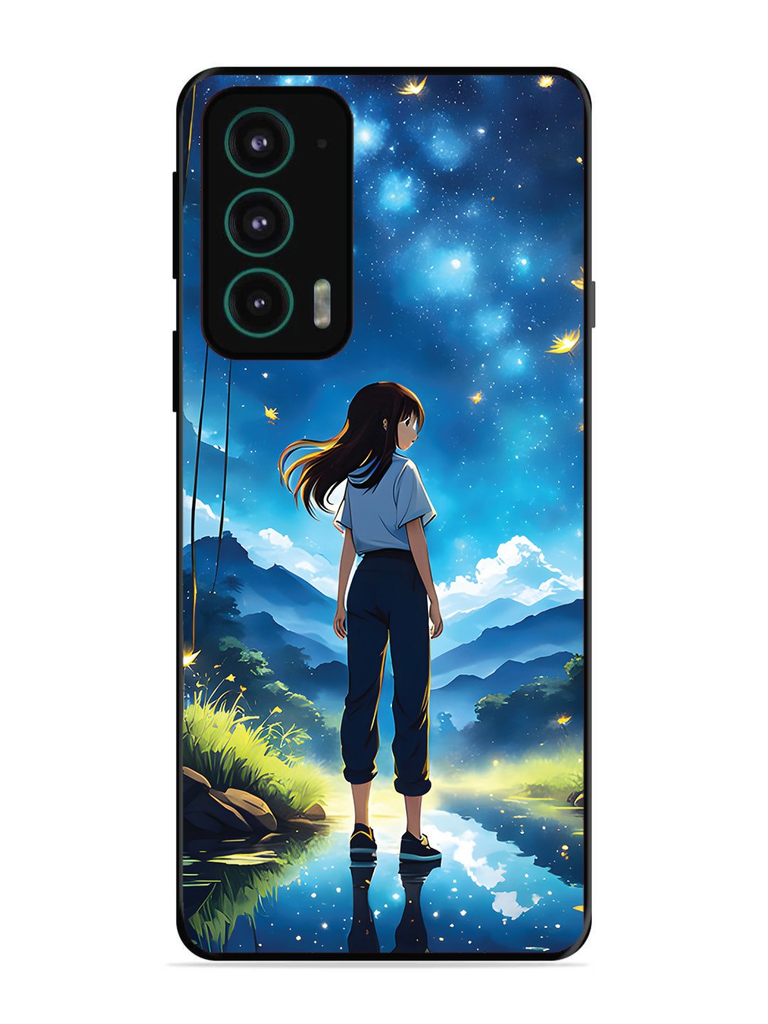 Motorola Moto Edge 20 Girl In Beautiful Forest