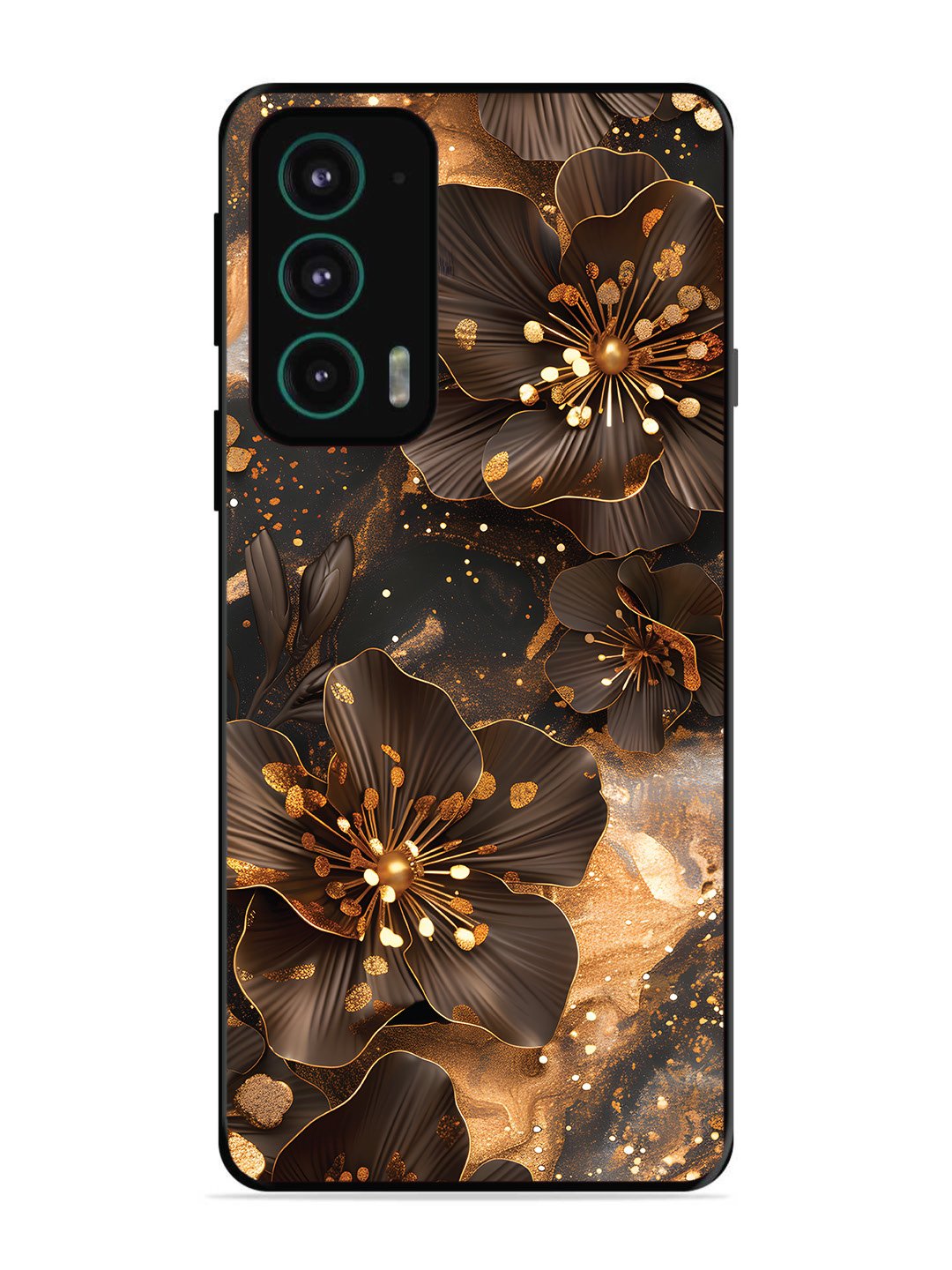 Motorola Moto Edge 20 Golden Flowars