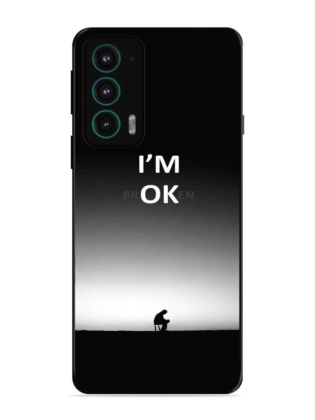 Motorola Moto Edge 20 I'm Broken A man on Chair Alone