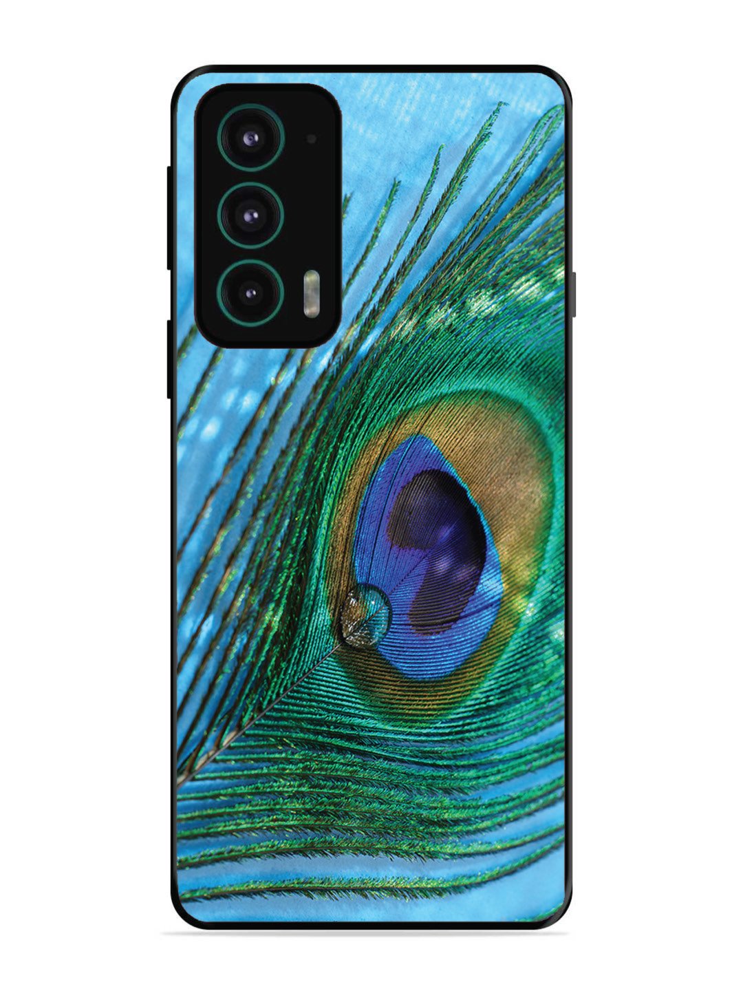 Motorola Moto Edge 20 A drop on Peacock Feather