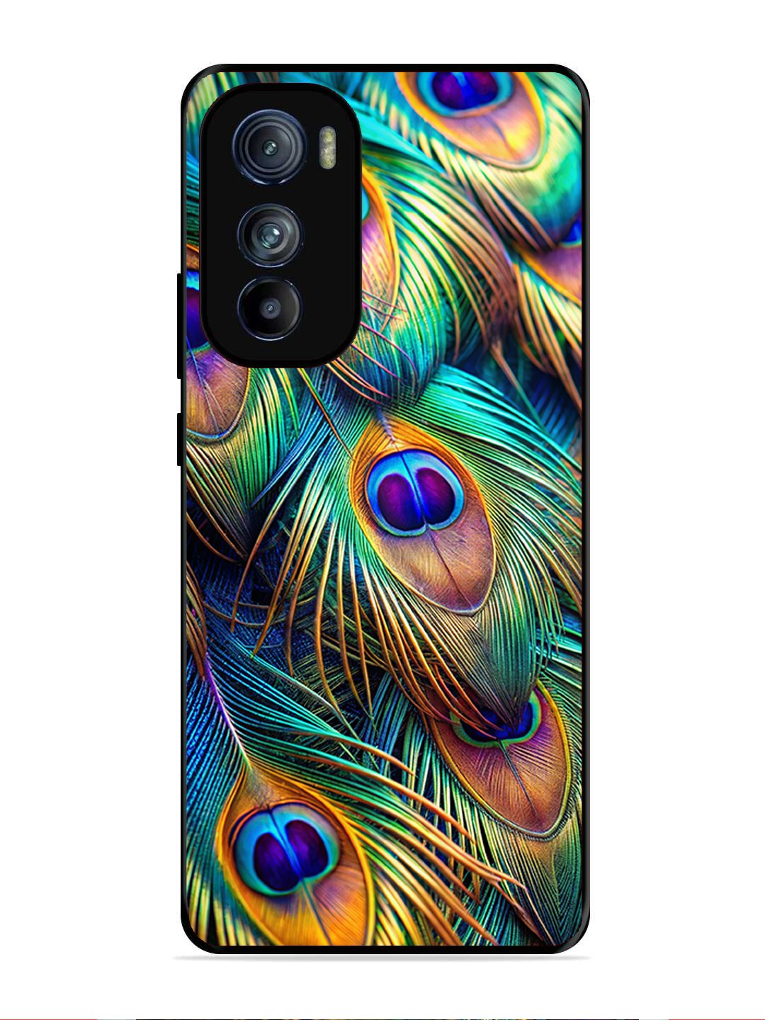 Motorola Moto Edge 30 peacock feather