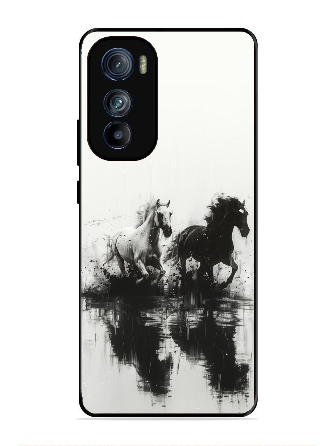 Motorola Moto Edge 30 Black & White Horse