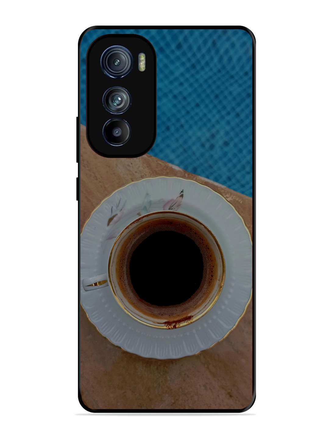 Motorola Moto Edge 30 Black Tea Cup Saucer
