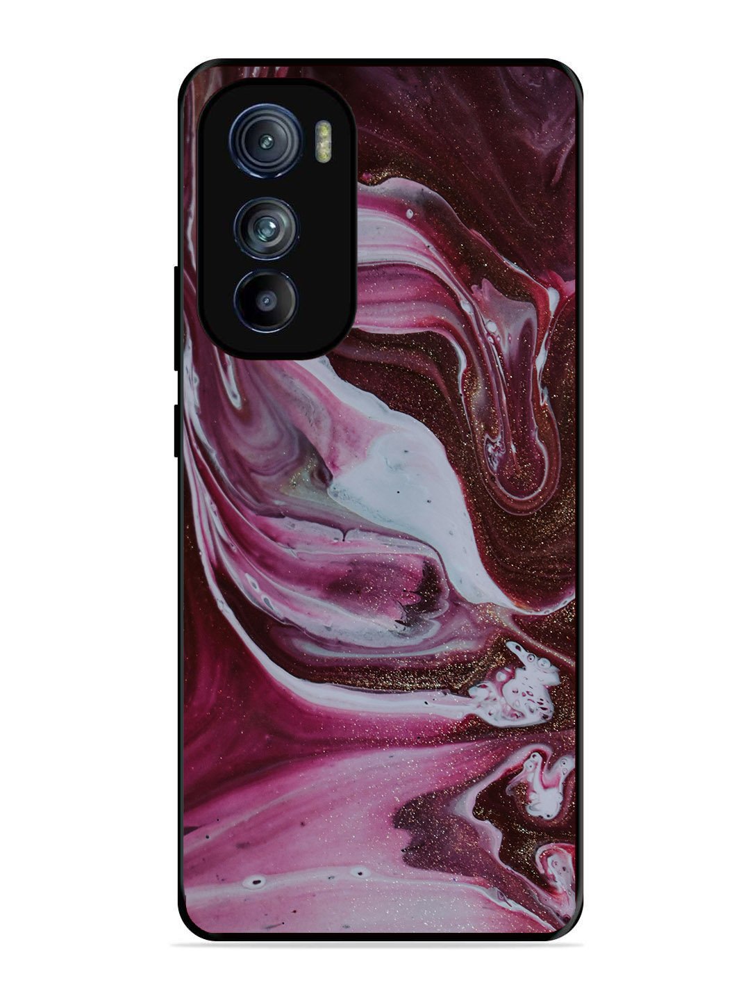 Motorola Moto Edge 30 Pink And Golden Marble