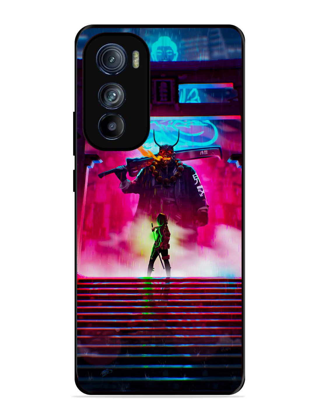 Motorola Moto Edge 30 Cyberpunk Yokai Monster