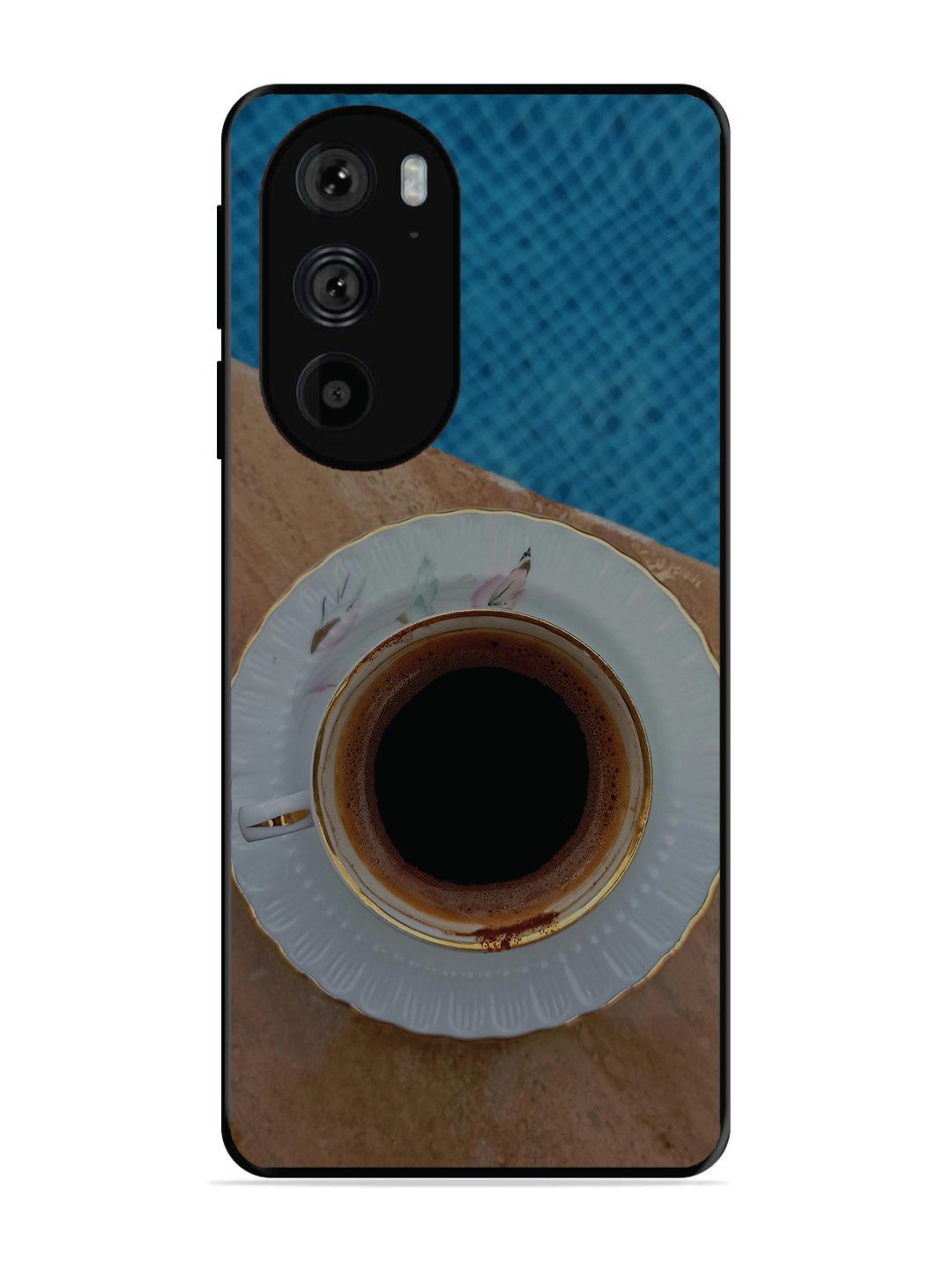 Motorola Moto Edge 30 Pro Black Tea Cup Saucer