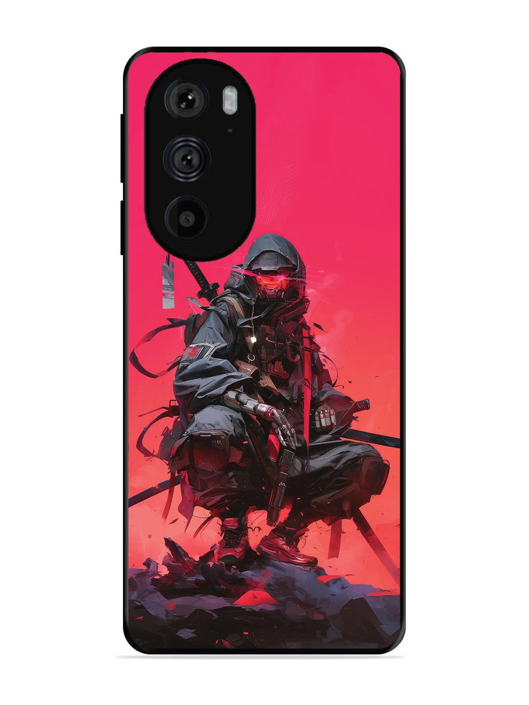 Motorola Moto Edge 30 Pro Cyberpunk Ninja Katana