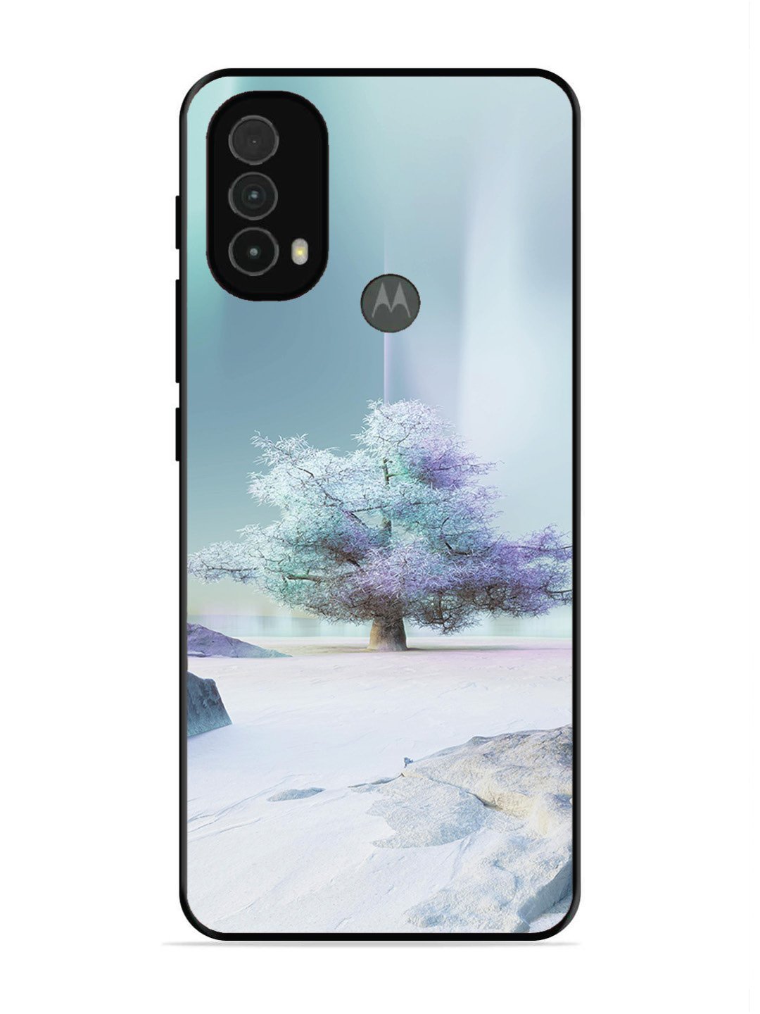 Motorola Moto E40 Tree on lceland