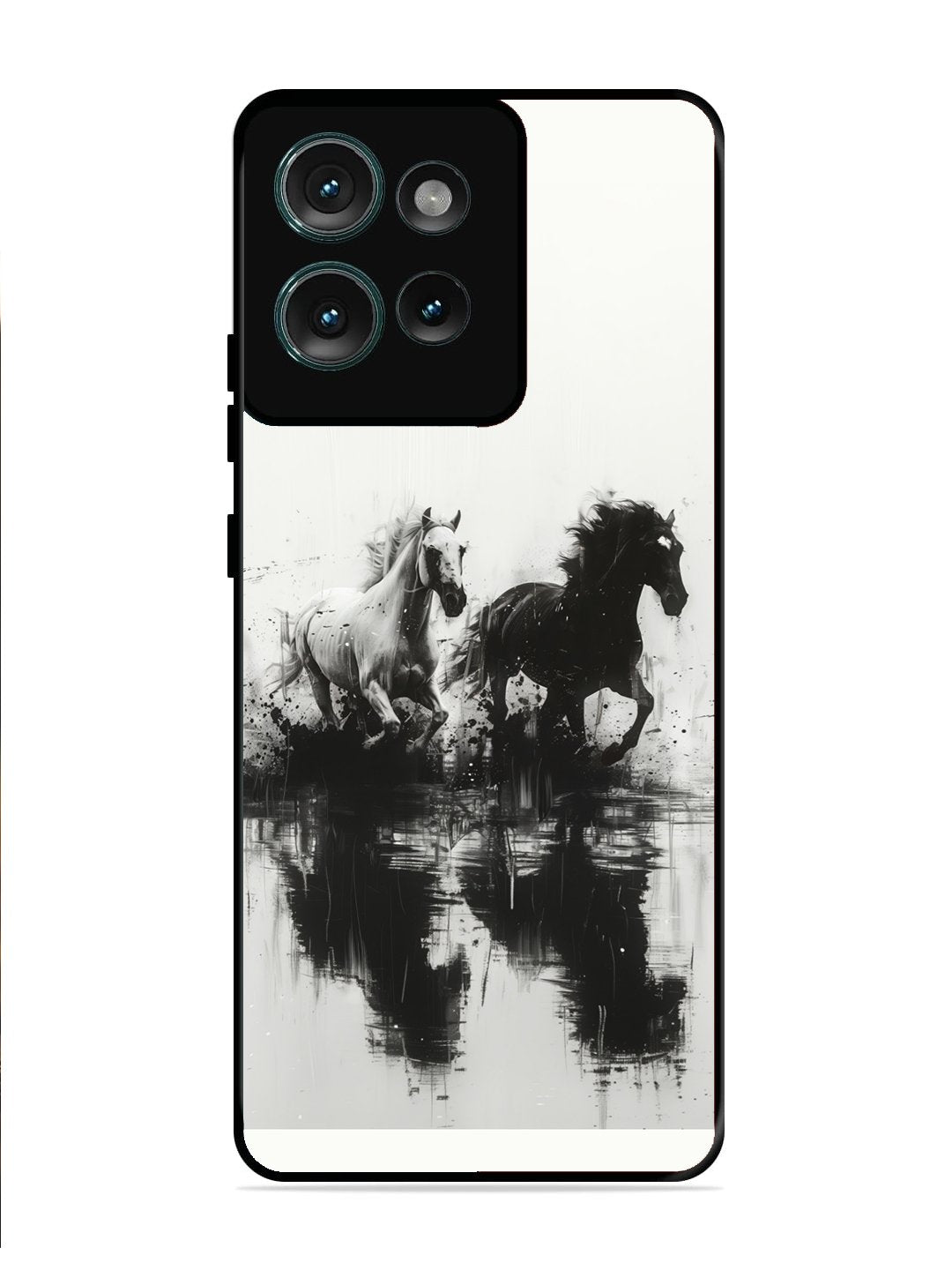 Motorola Edge 50 Black & White Horse