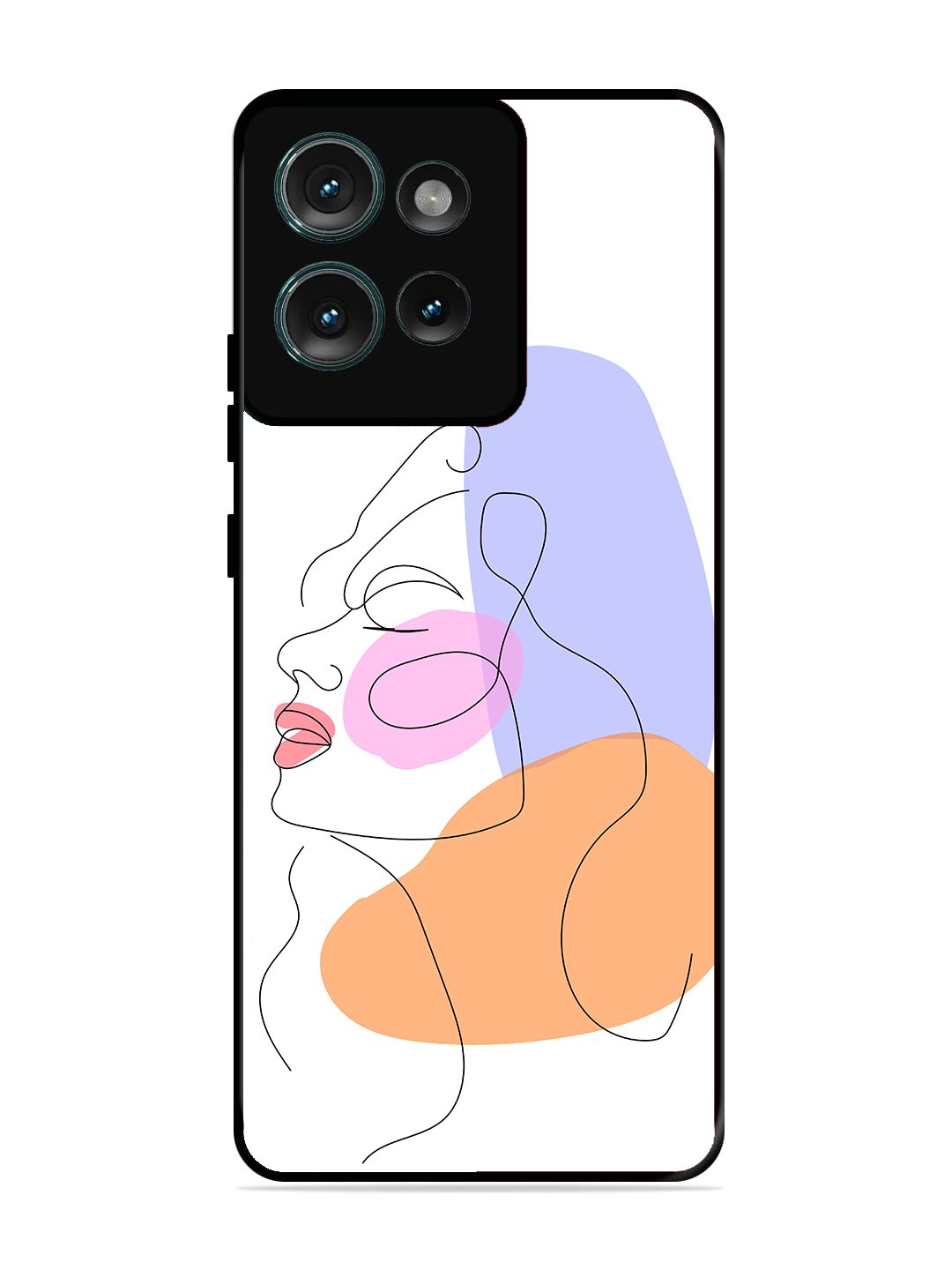 Motorola Edge 50 Line Art Girl Face