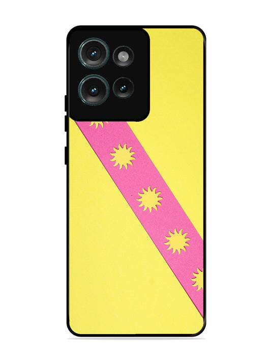 Motorola Edge 50 Pick Strip on Yellow Colour