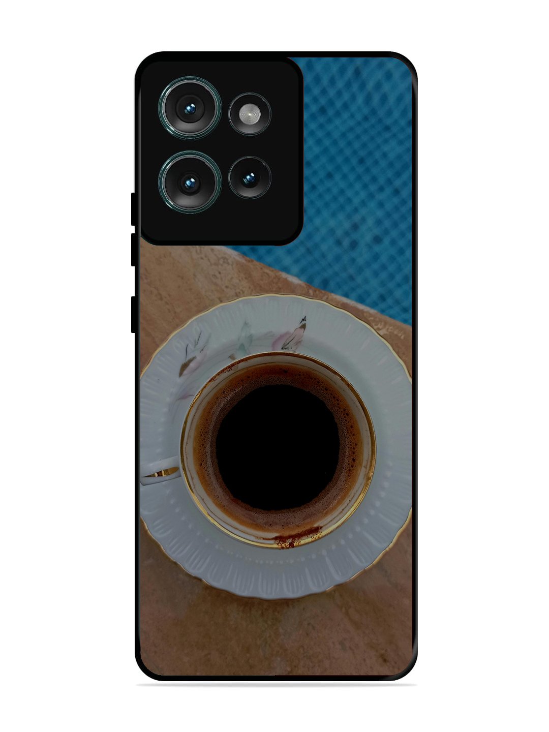 Motorola Edge 50 Black Tea Cup Saucer