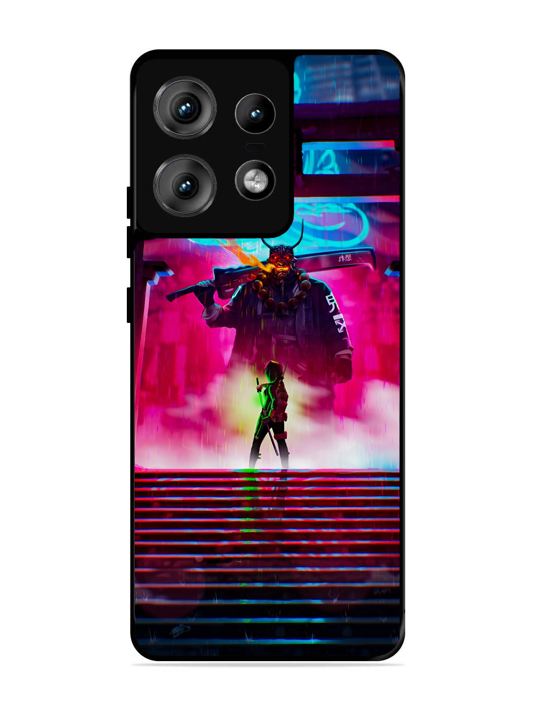 Motorola Edge 50 Pro Cyberpunk Yokai Monster