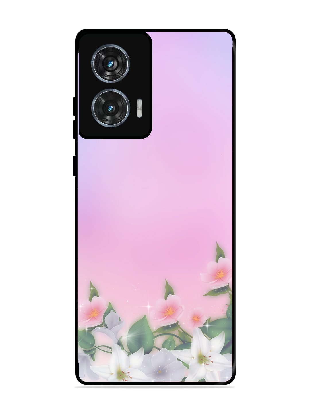 Motorola Moto G85 Pink Floral Elegance