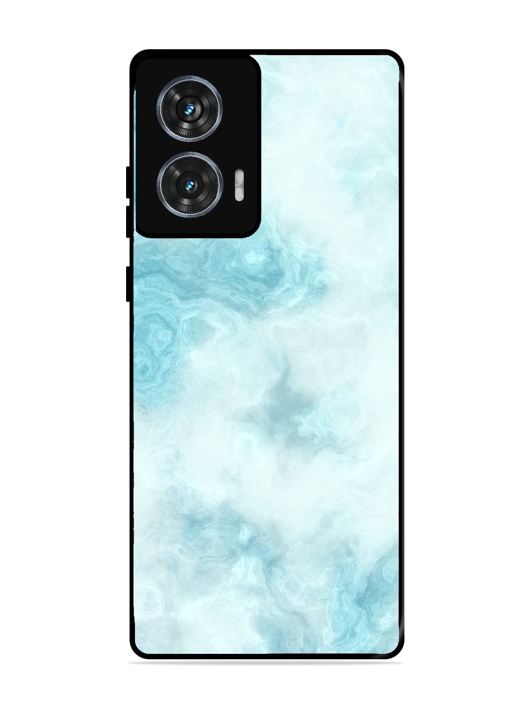Motorola Moto G85 Light Blue with White Ocean Marble