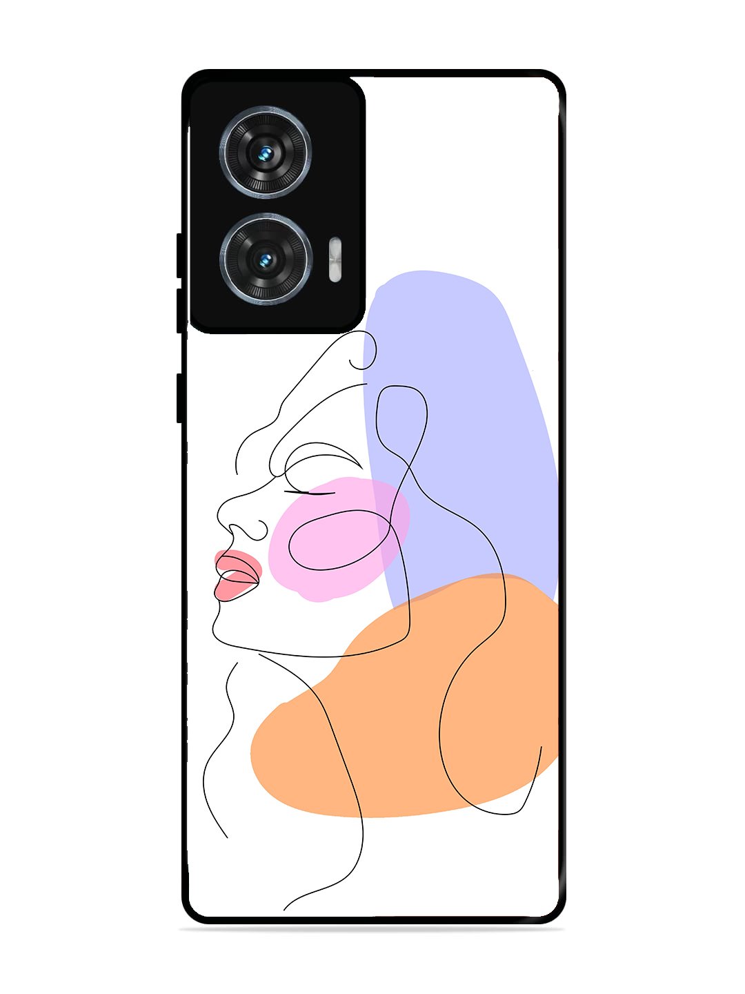 Motorola Edge 50 Fusion Line Art Girl Face