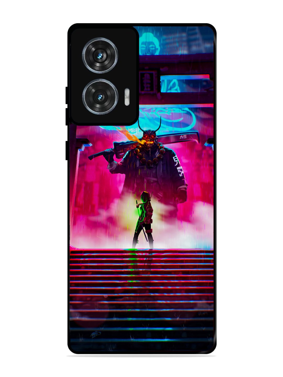 Motorola Moto G85 Cyberpunk Yokai Monster