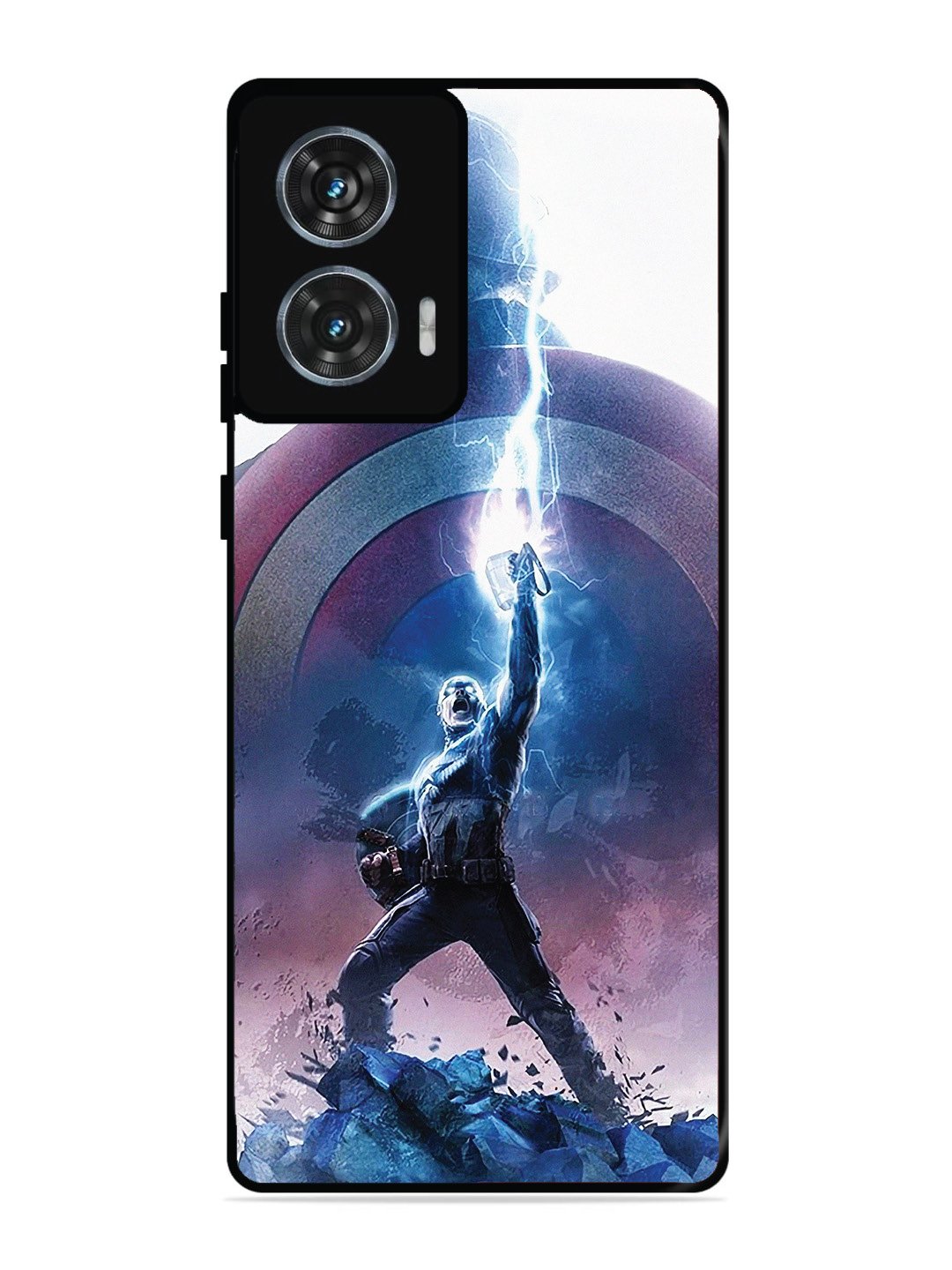 Motorola Moto G85 captain-america-thor-hammer-lightning