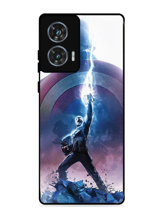 Motorola Moto G85 captain-america-thor-hammer-lightning