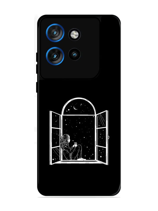 Motorola Edge 50 NEO Little Girl on Window