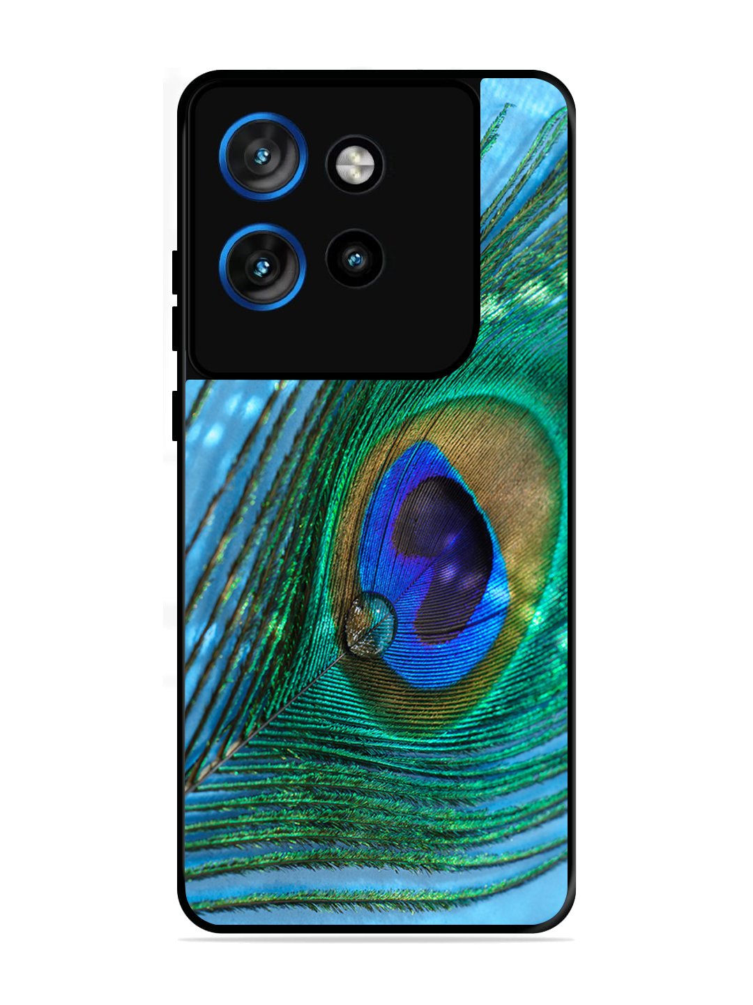 Motorola Edge 50 NEO A drop on Peacock Feather