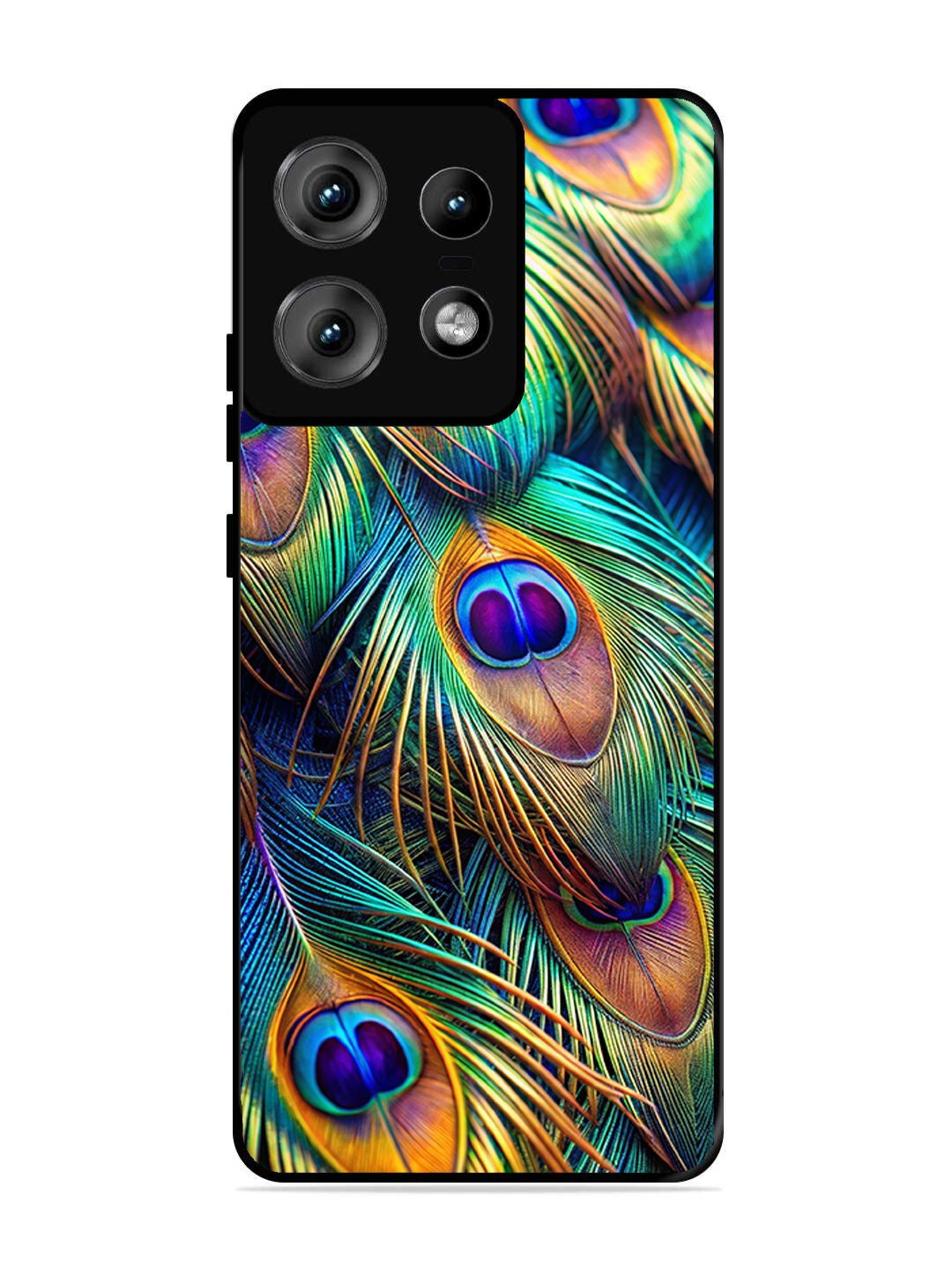 Motorola Edge 50 Pro peacock feather