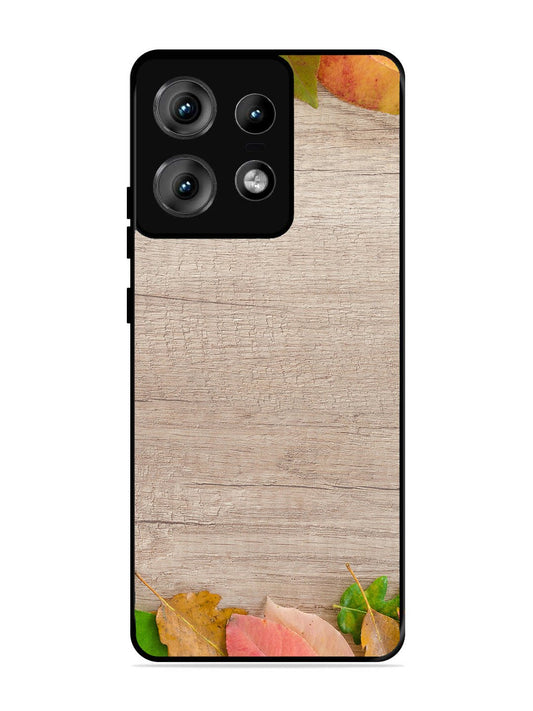 Motorola Edge 50 Pro Autumn Leafs On Wooden Table